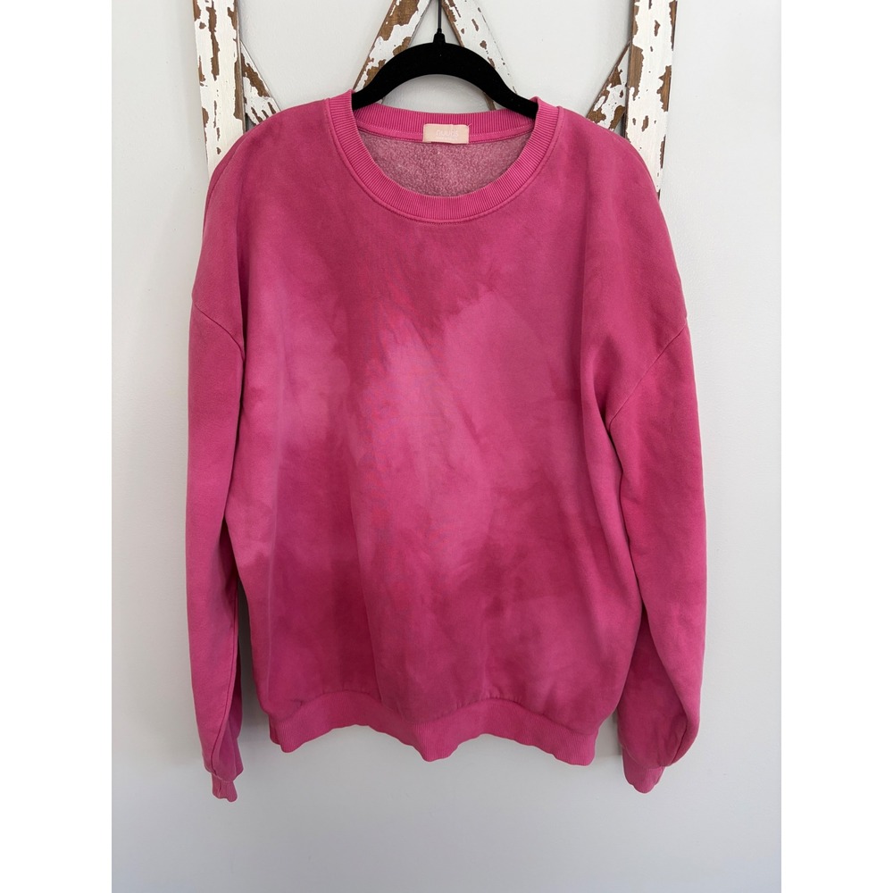 nuuds Crewneck Pink Tye Dye Size Medium